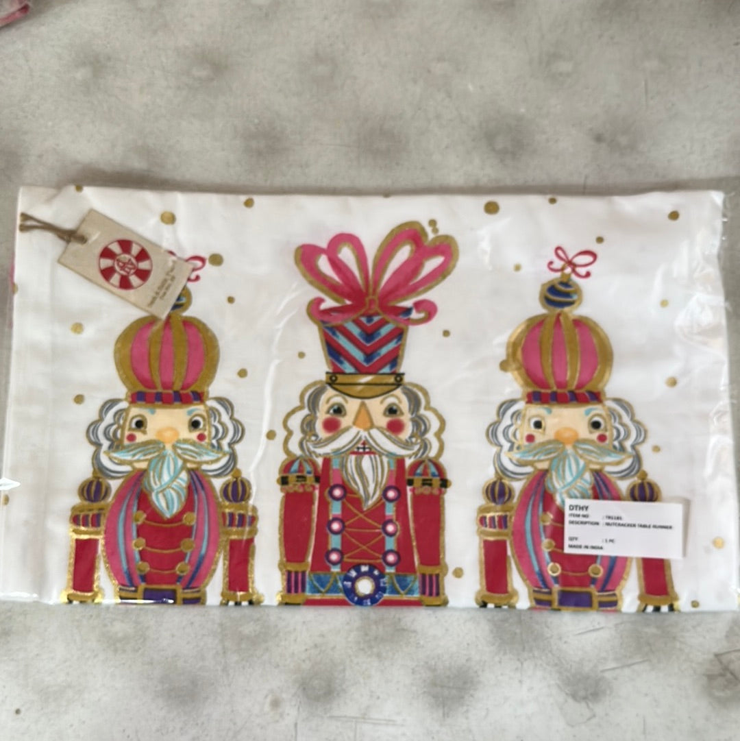 Guess & Co. Christmas Nutcracker Table Runner