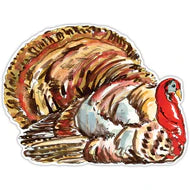 Rosanne Beck Watercolor Traditional Turkey Placemats (Pack of 10)