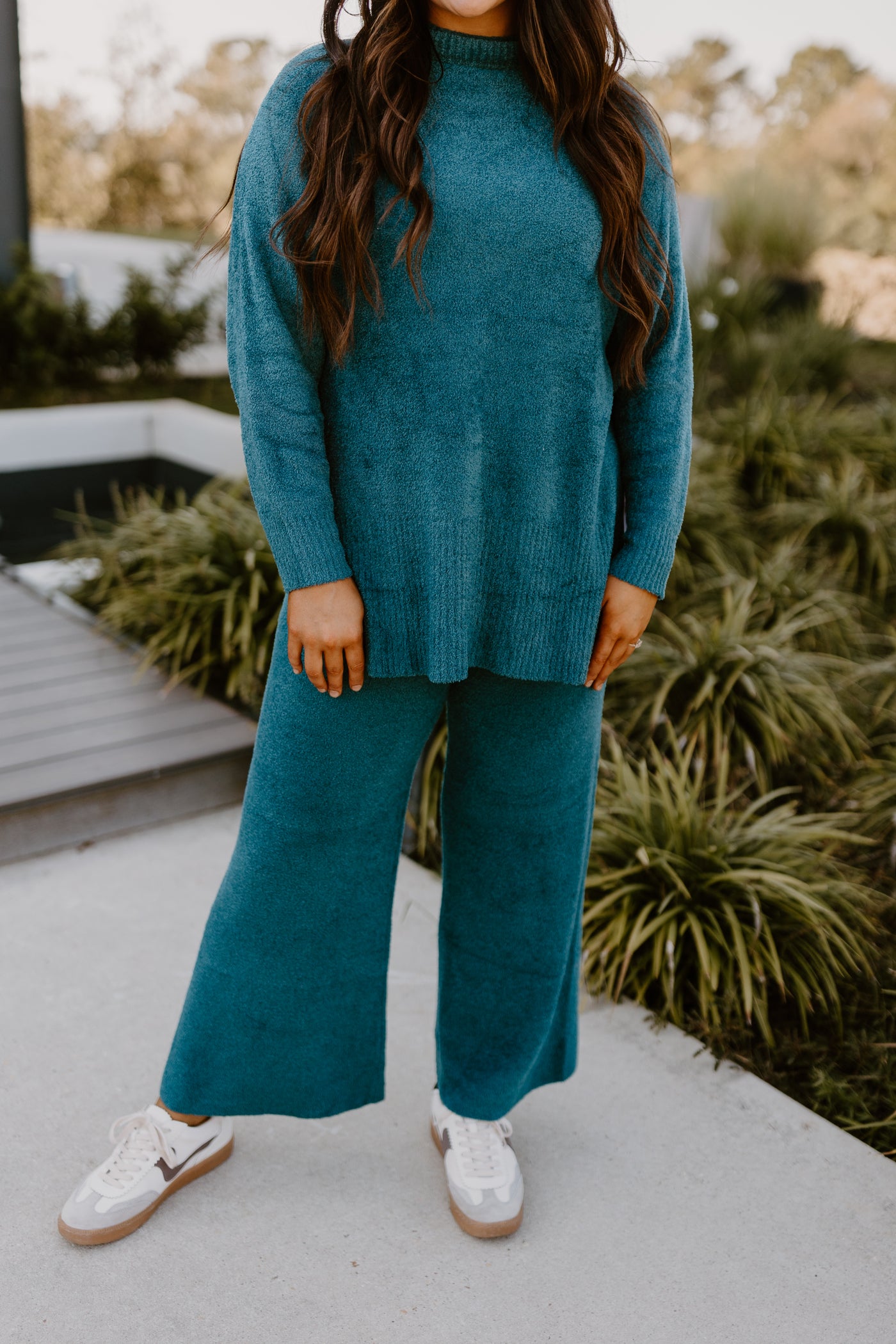 Southern Shirt Plush Dreamluxe Turtleneck Sweater-Legion Blue