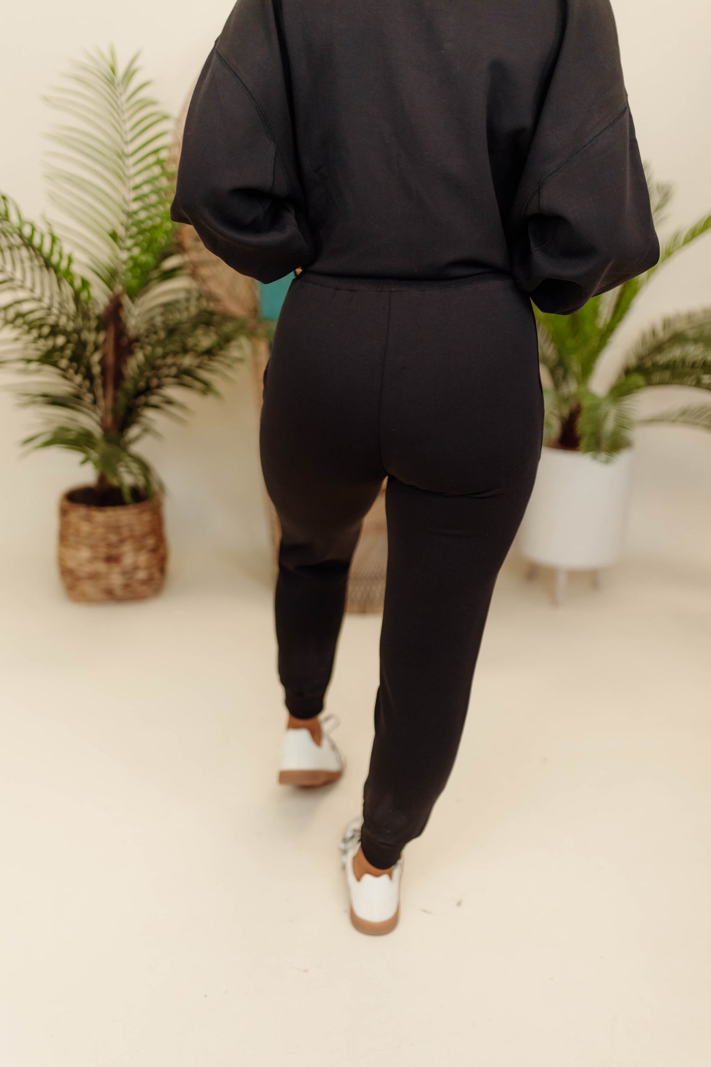 Mary Square Black Millie Sweatshirt and Pant Set