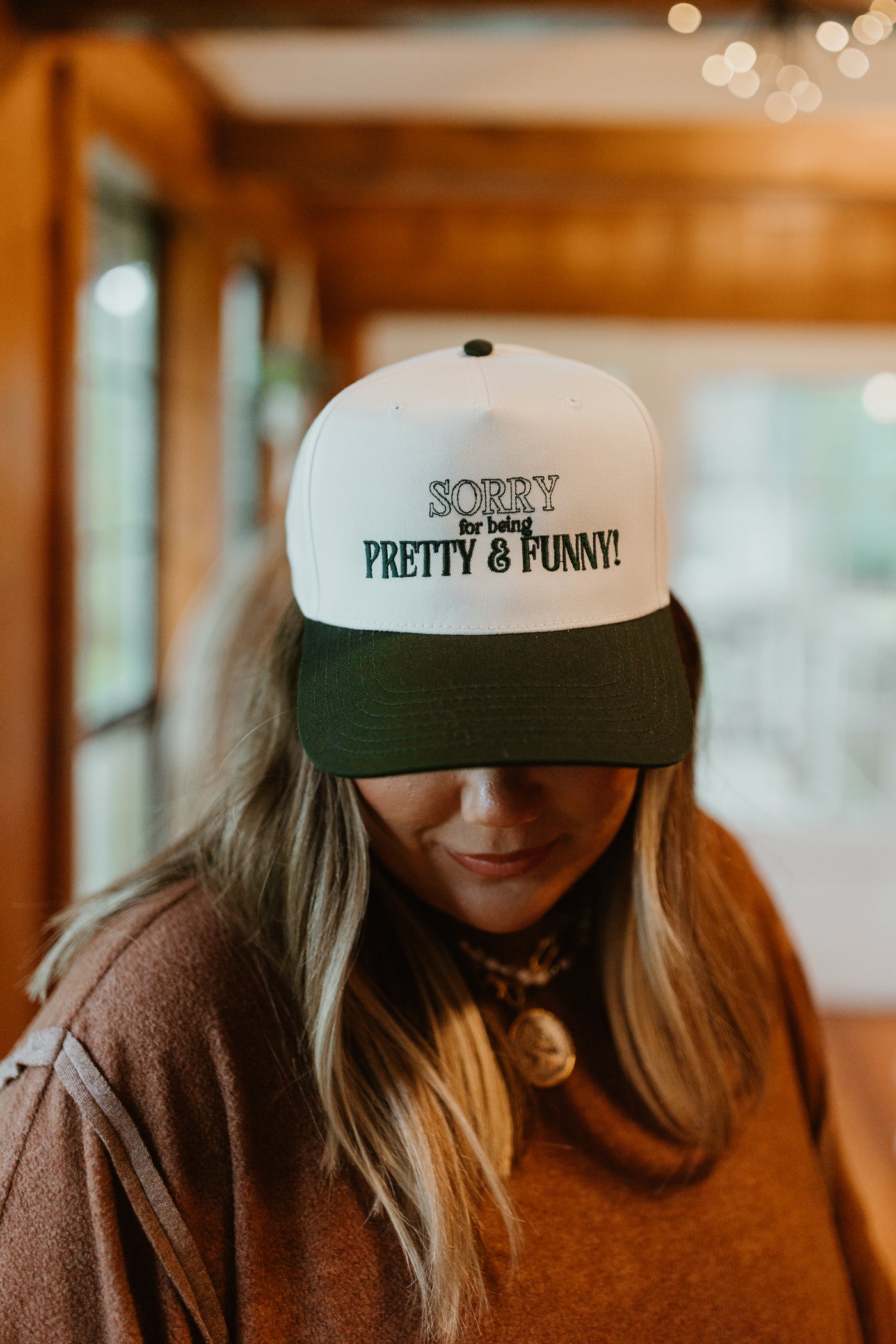 The Happiest Pretty & Funny Hat in Green