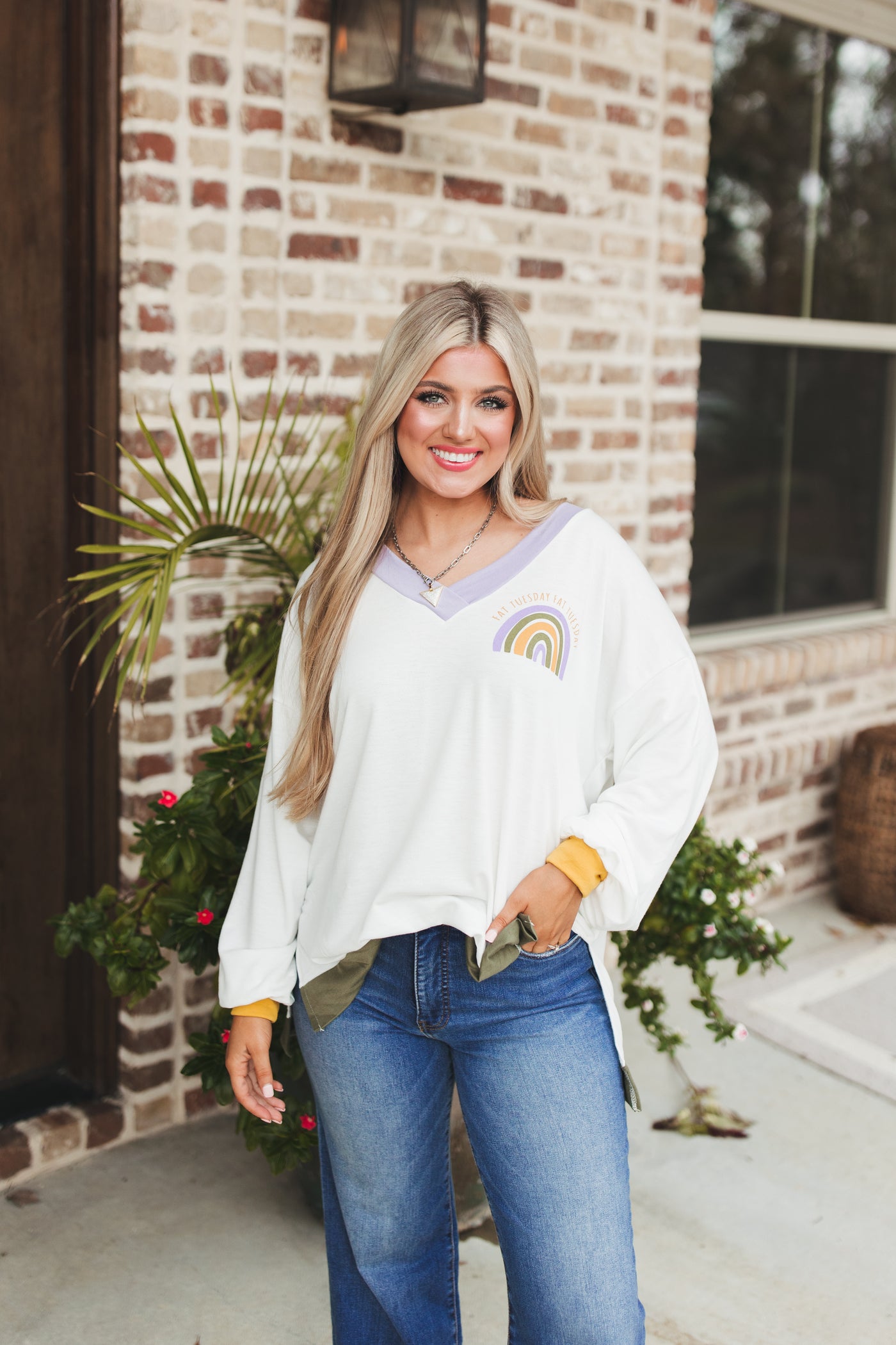 Fat Tuesday Oversized Pullover