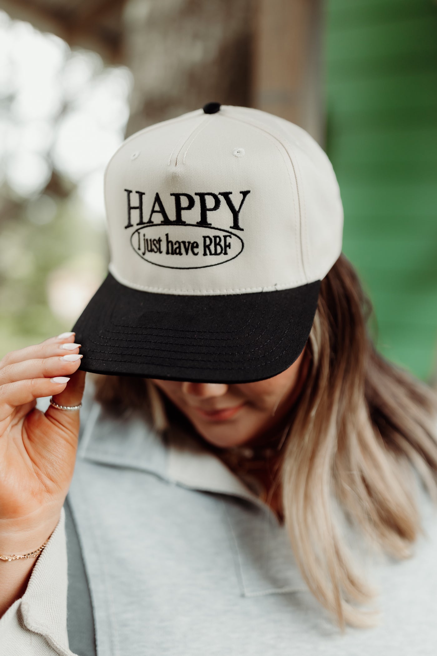 The Happiest RBF Hat in Black