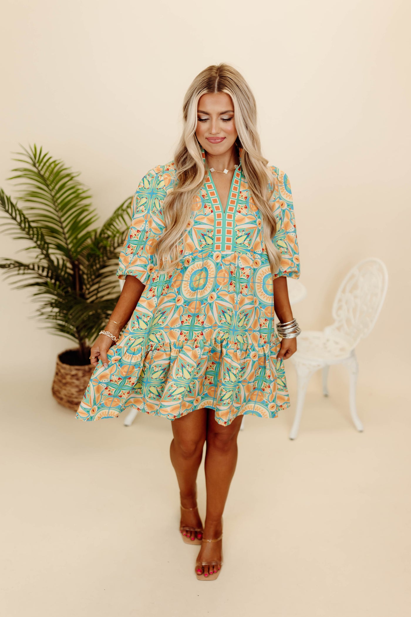 Emily McCarthy Frankie Dress in Poolside