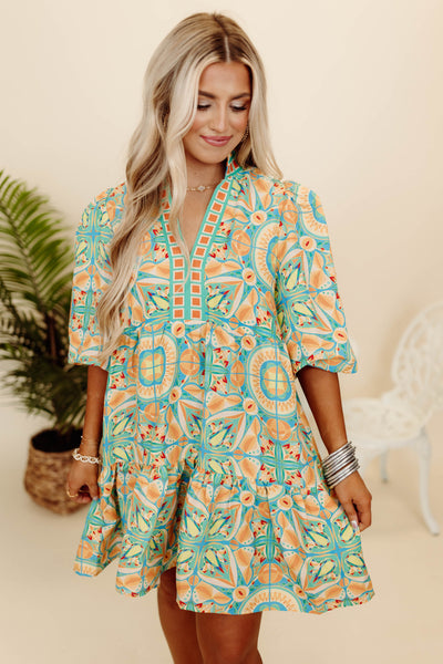 Emily McCarthy Frankie Dress in Poolside