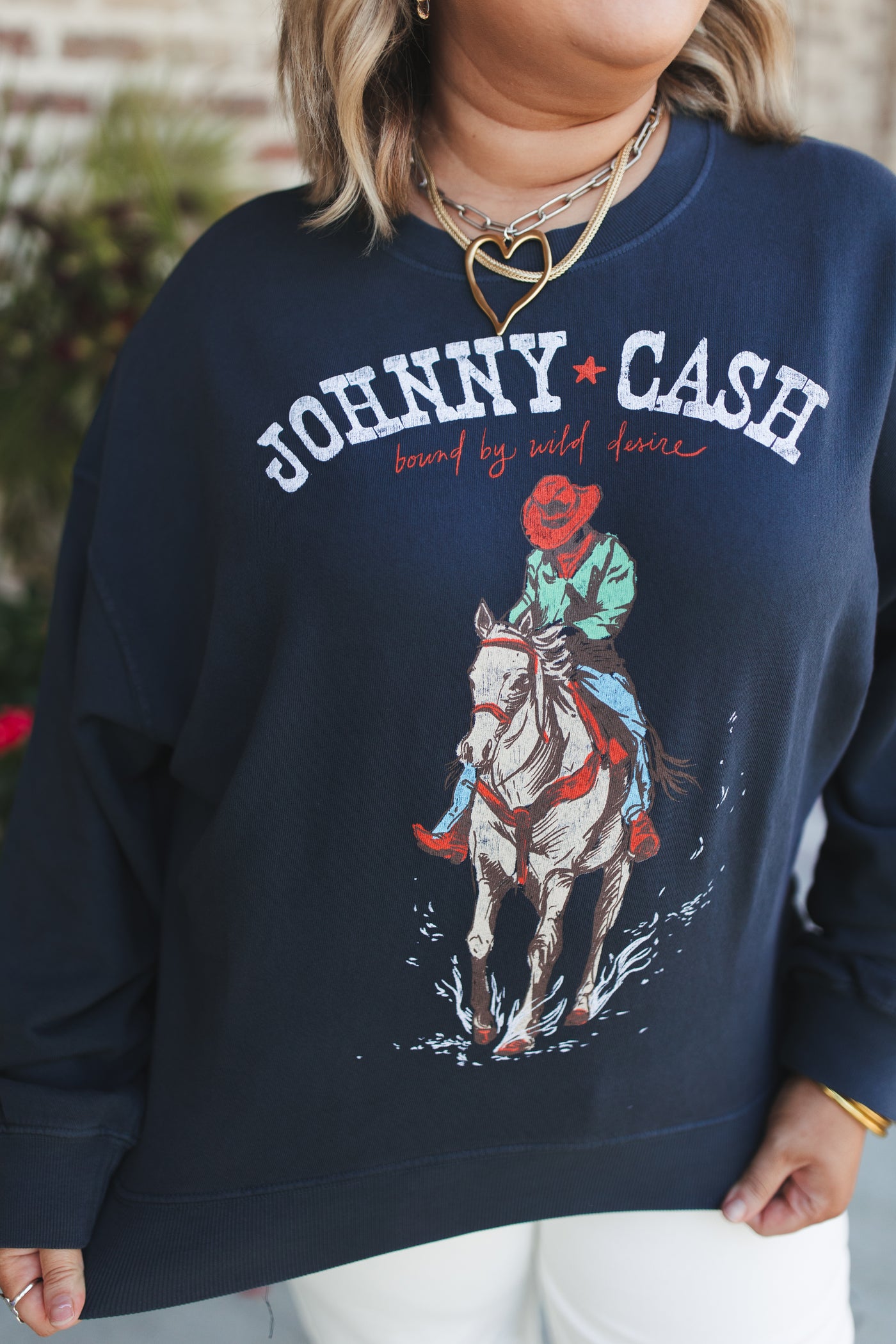 Daydreamer Johnny Cash Bound By Wild Desire Oversized Crew