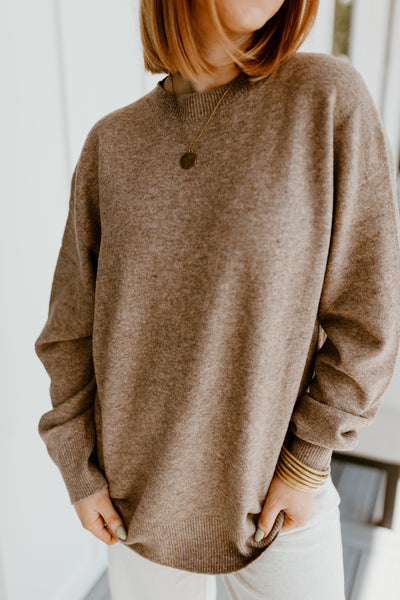 Z Supply Gia Crew Neck Sweater- Chai