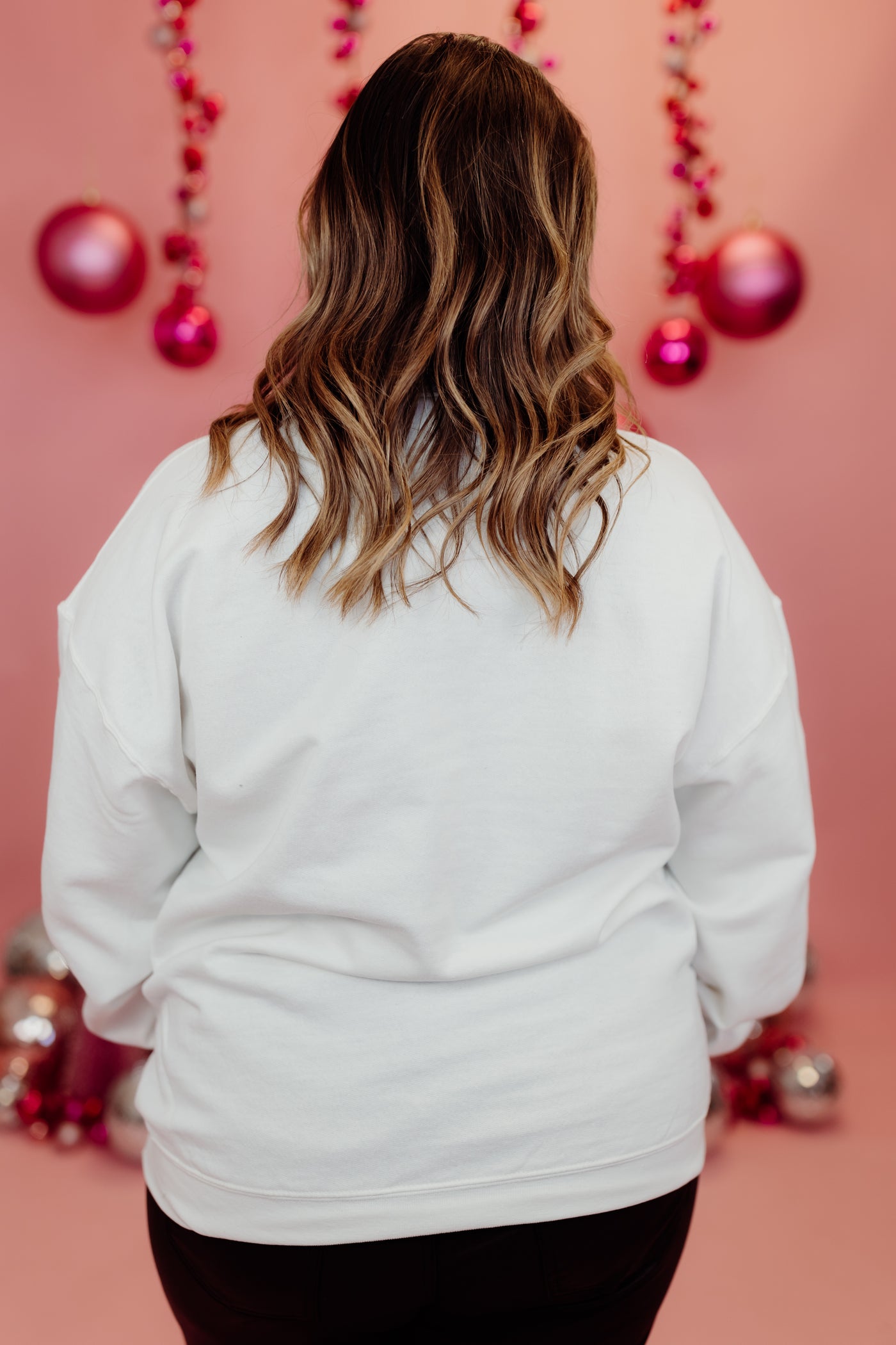 White Embroidered Nutcracker Sweatshirt