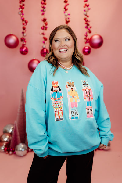 Scuba Blue Nutcracker Sweatshirt