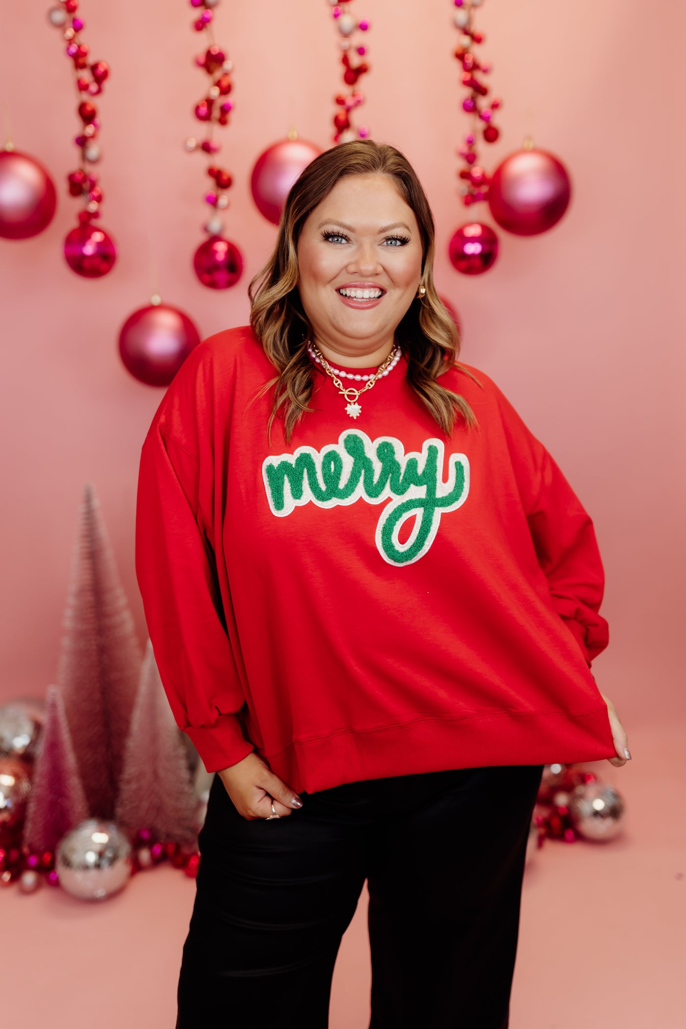 Mary Square Millie Sweatshirt- Merry