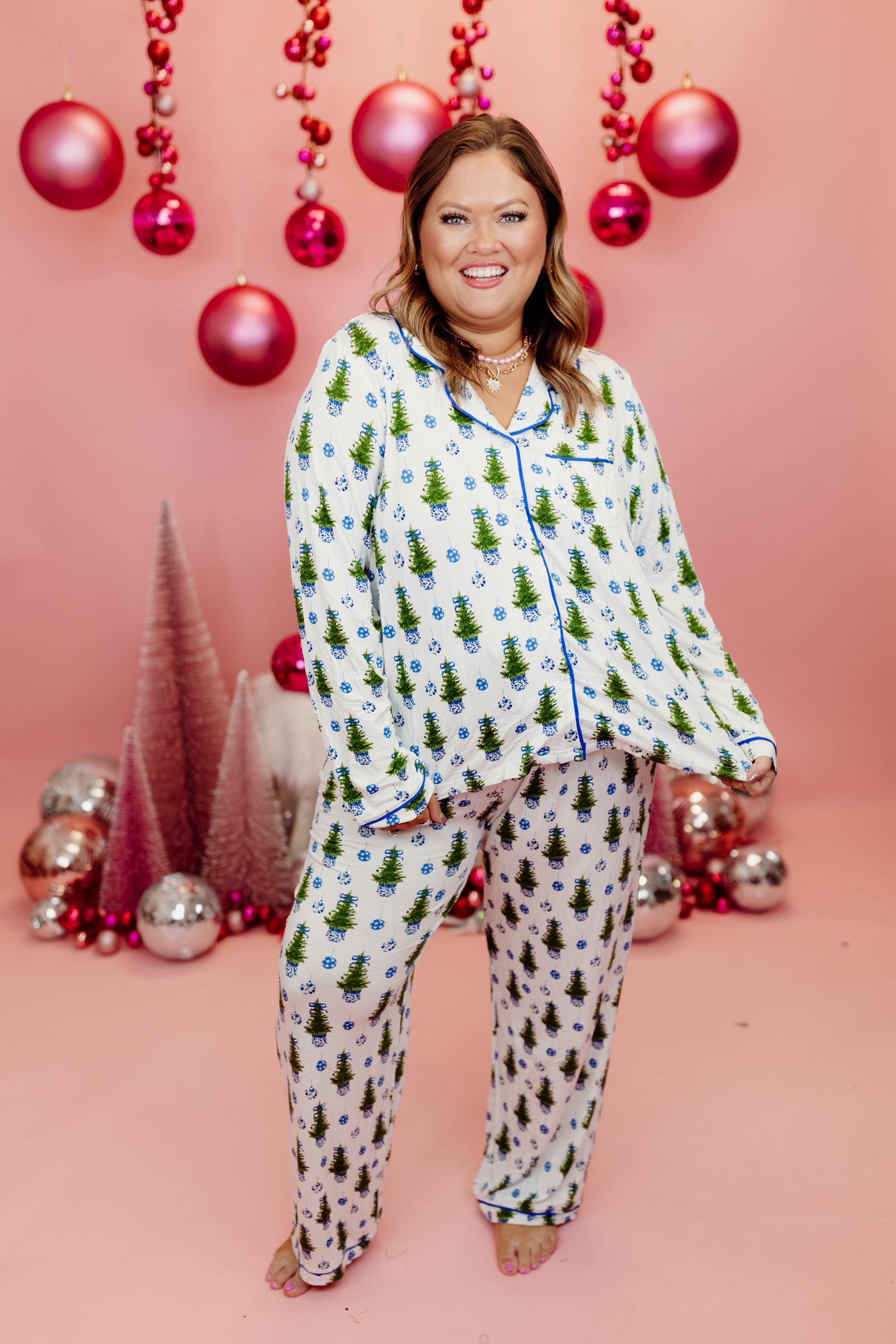 Mary Square Charlotte Pant Set in Fancy & Festive