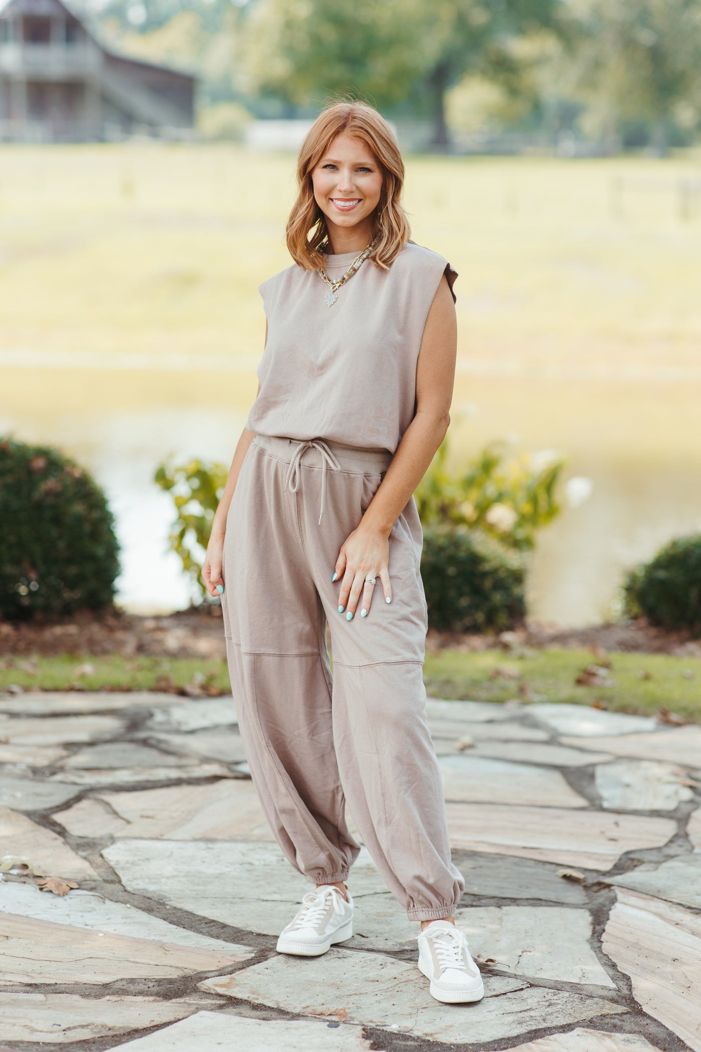 Mocha Comfy Oversized Jumpsuit