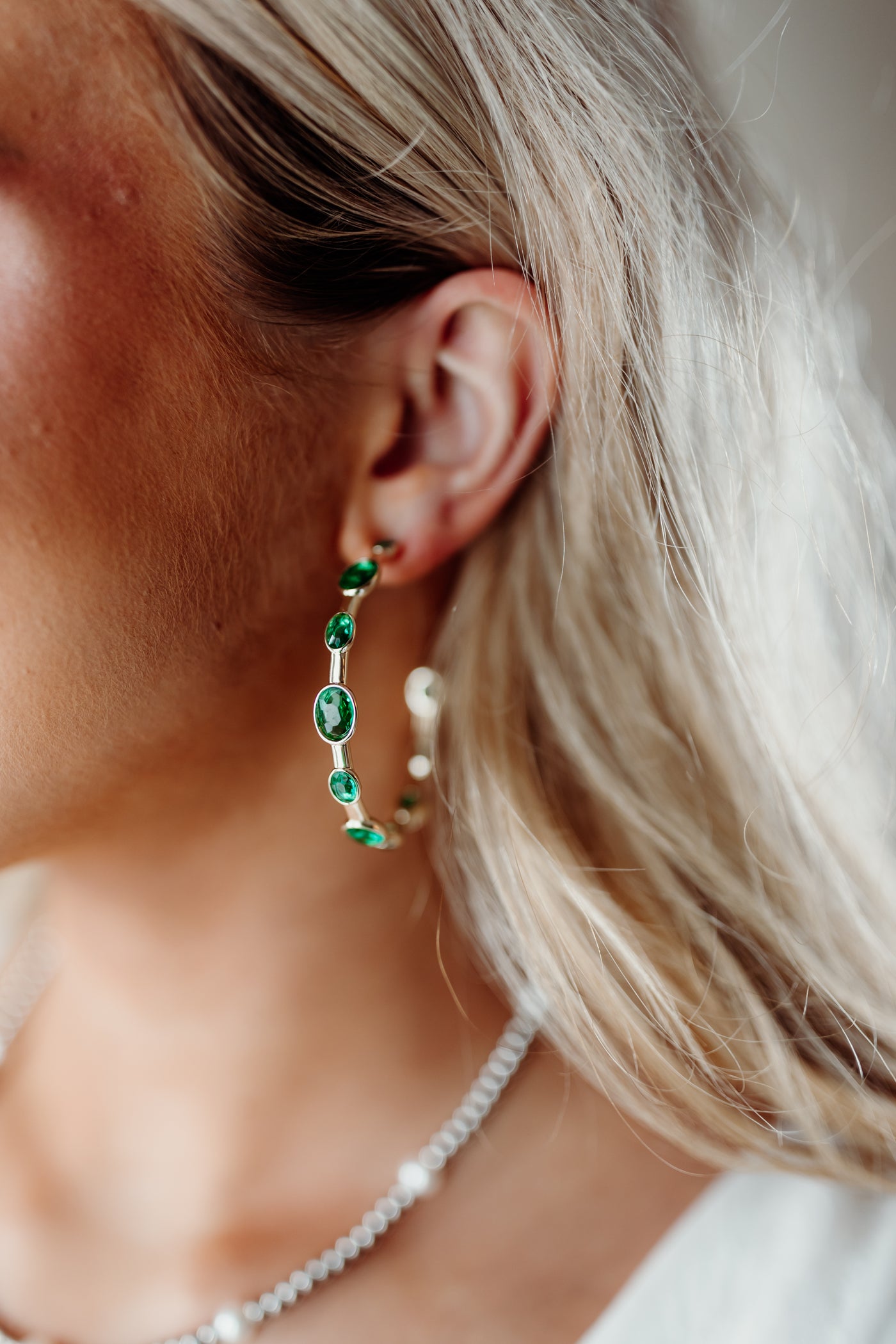 Michelle McDowell Allie Earrings - Emerald