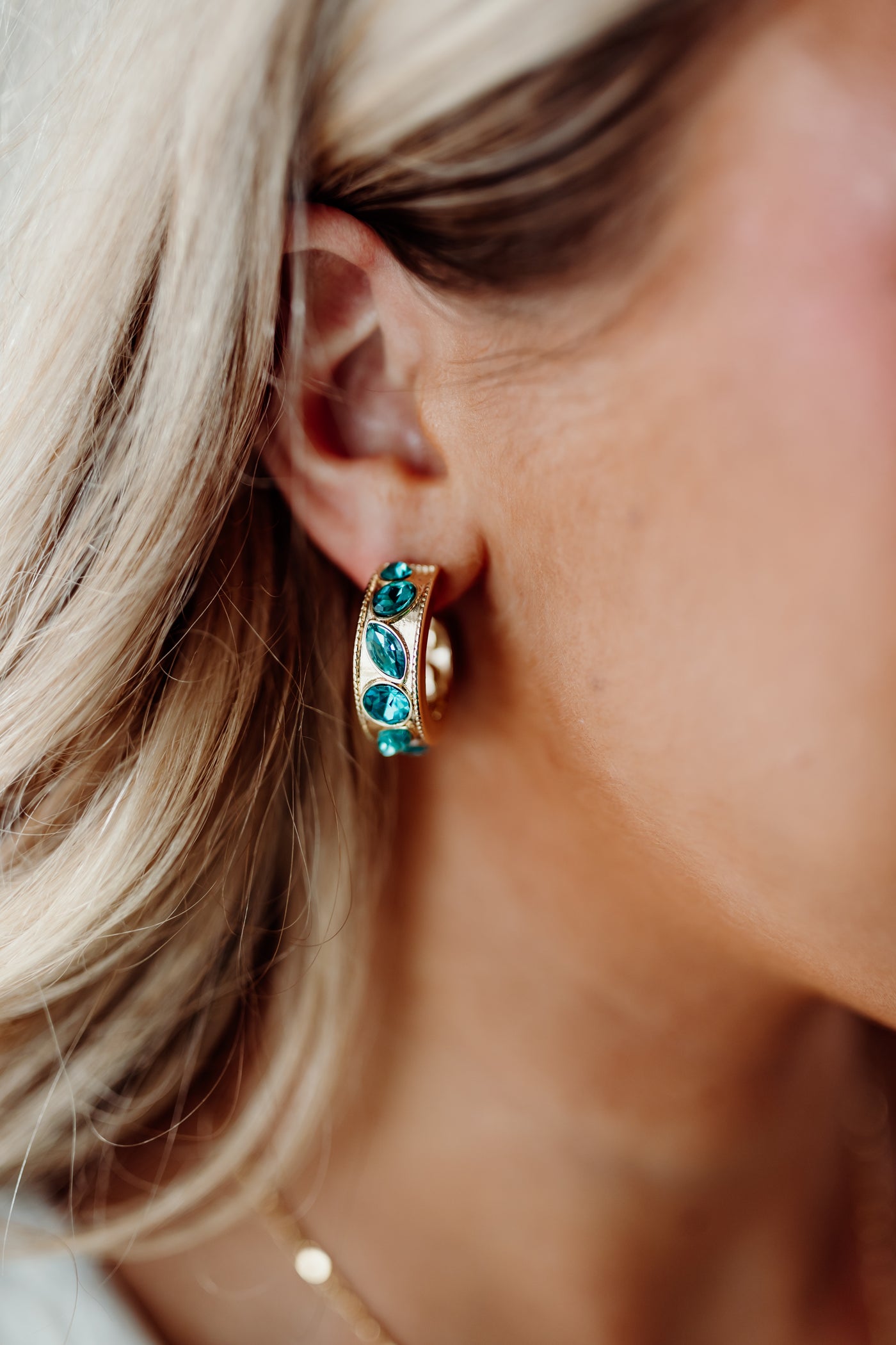 Michelle McDowell Camryn Earrings - Teal