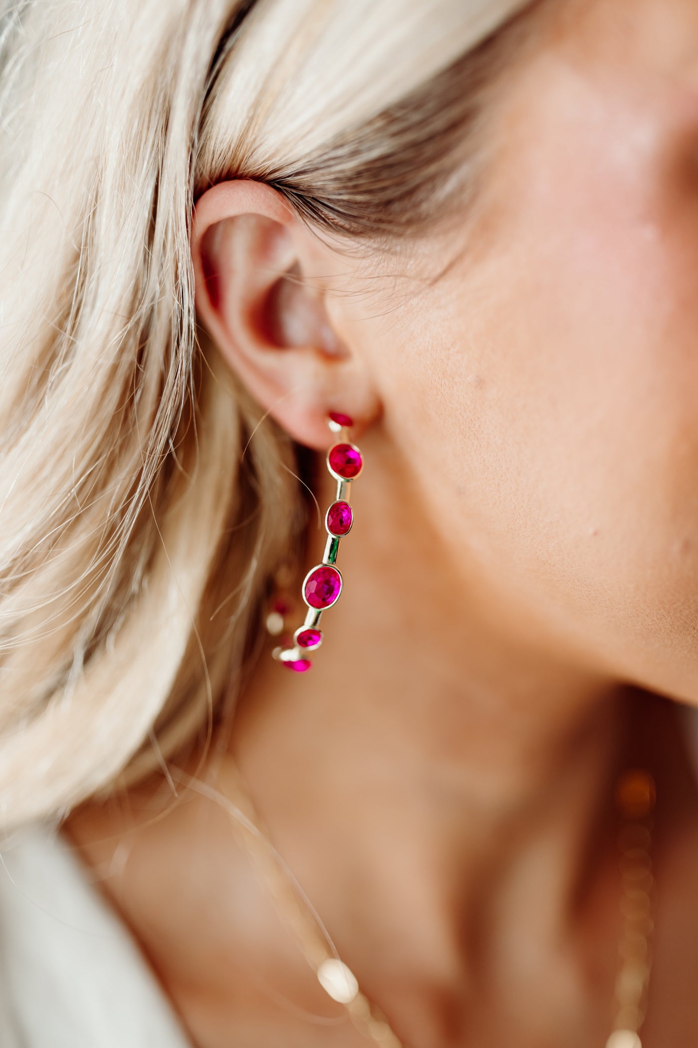 Michelle McDowell Allie Earrings - Hot Pink