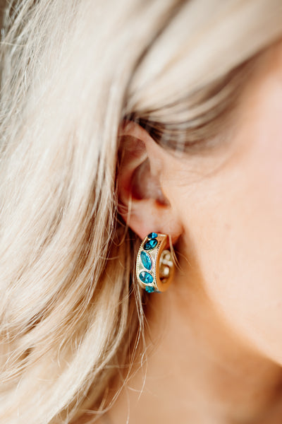 Michelle McDowell Camryn Earrings - Teal