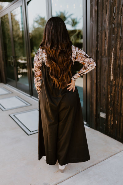 Black Spaghetti Strap Wide Leg Jumpsuit