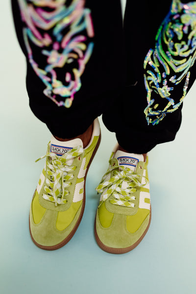 Back70 Streetwear Retro Ghost Sneaker in Lemon