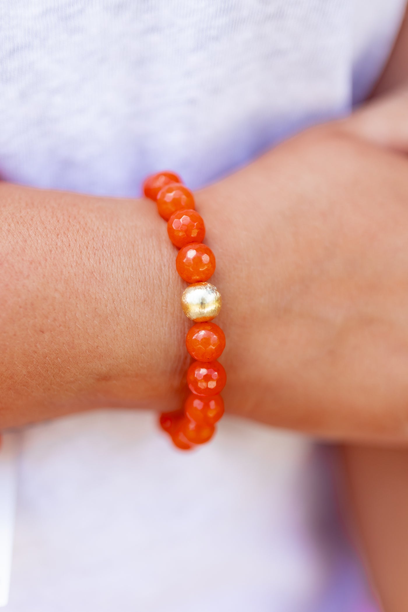 BuDhaGirl Bianca Bracelet - Coral