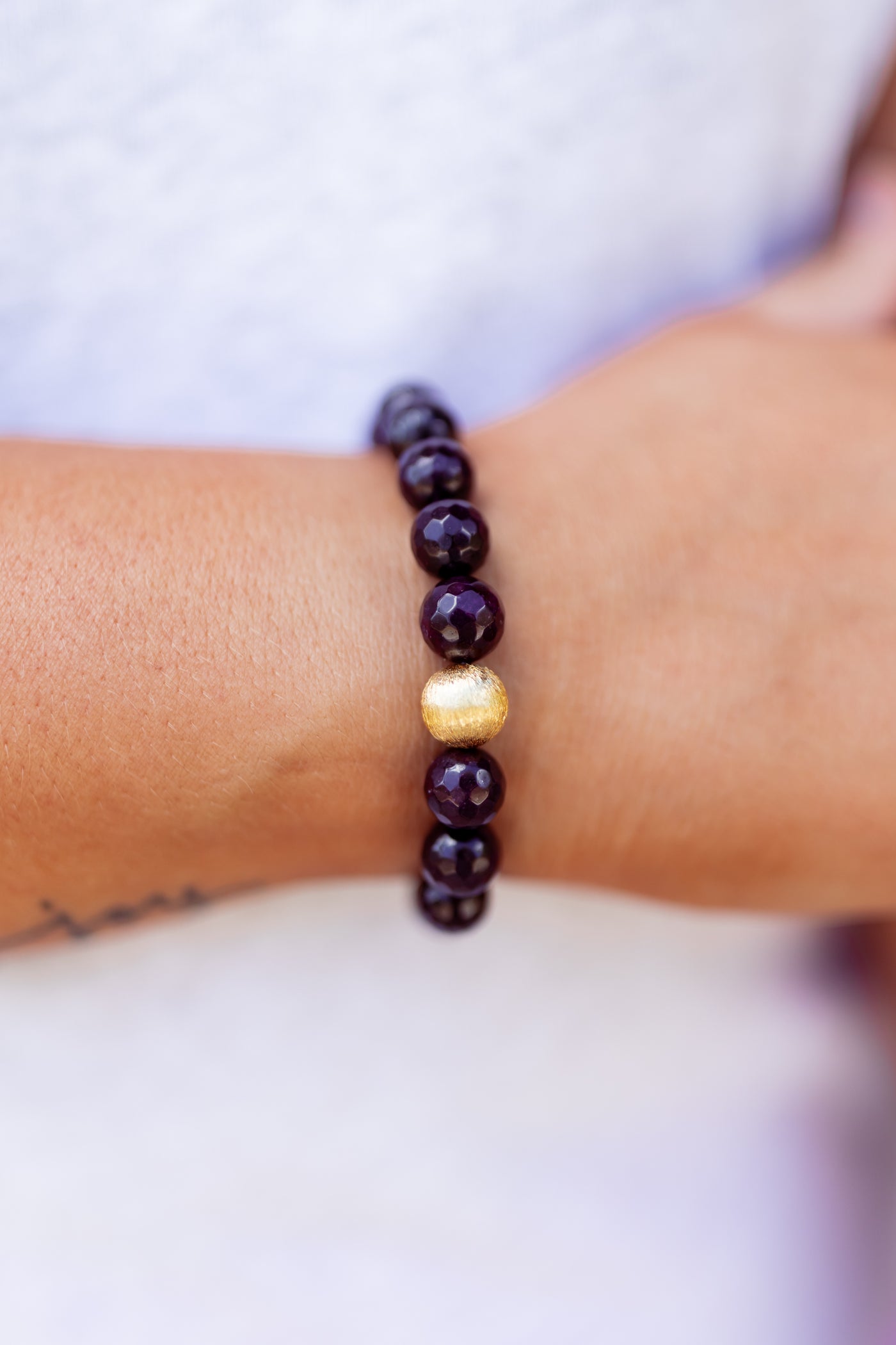 BuDhaGirl Bianca Bracelet - Garnet