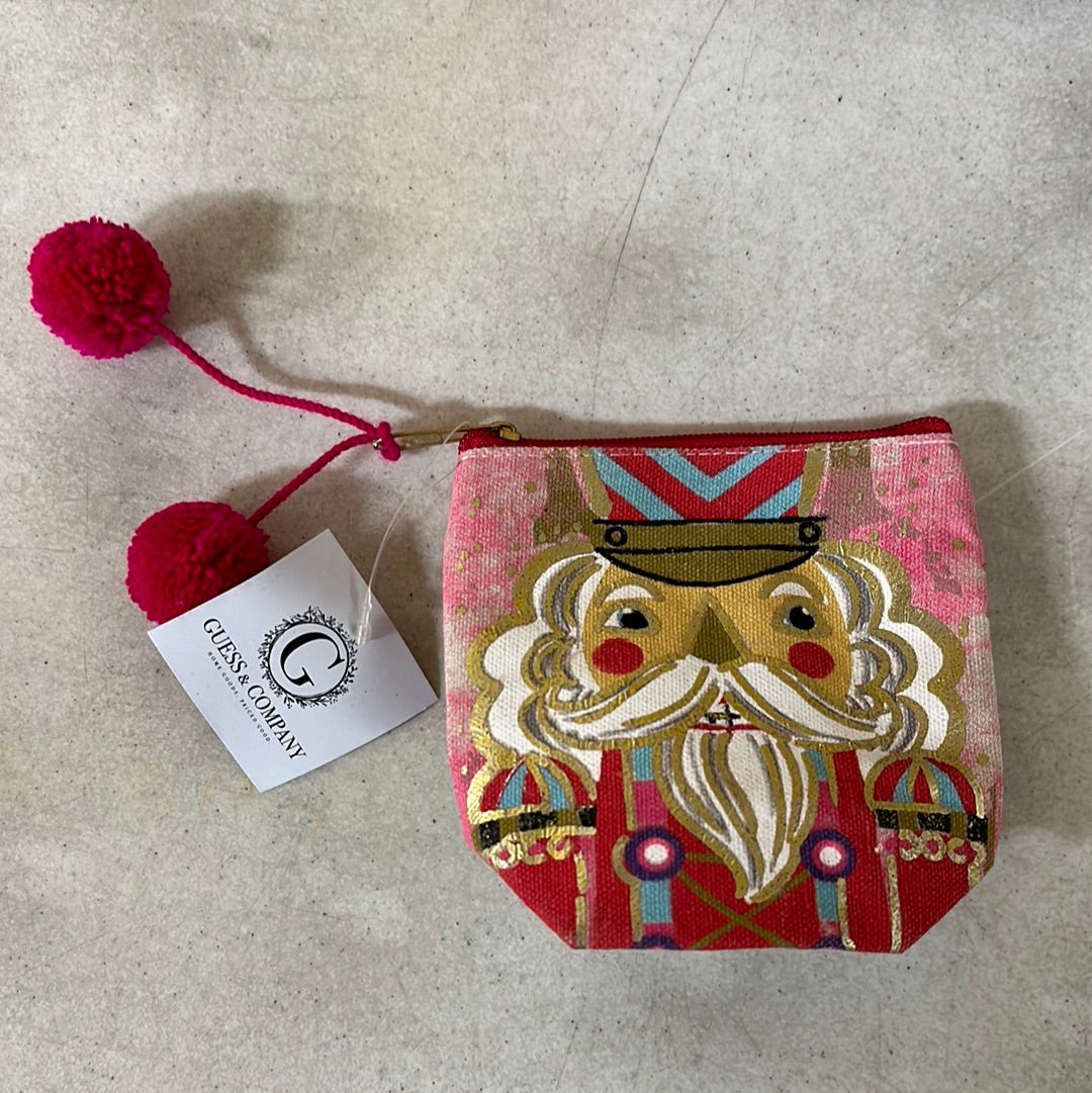 Guess & Co. Nutcracker Christmas Cosmetic Pouch