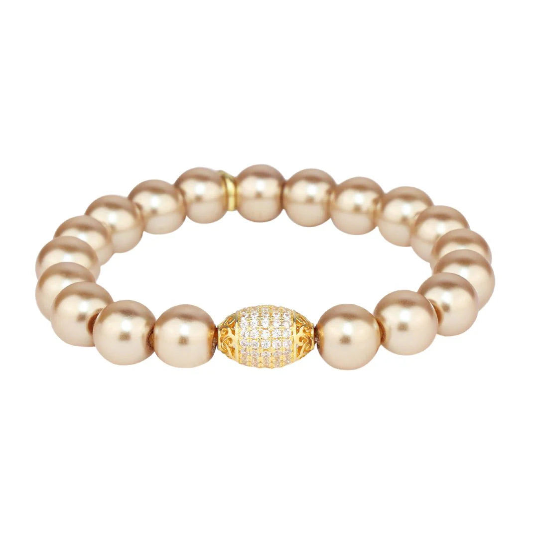 BuDhaGirl Doré Pearl Bracelet - Etoile