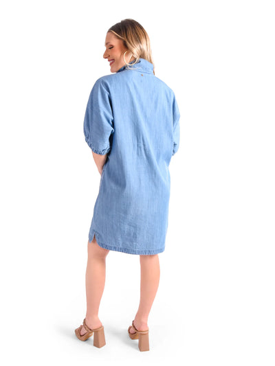 Emily McCarthy Chambray Poppy Dress