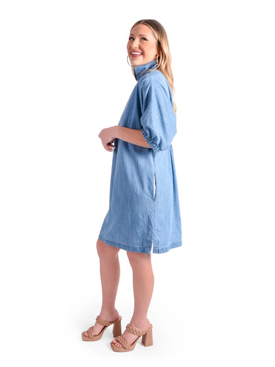 Emily McCarthy Chambray Poppy Dress