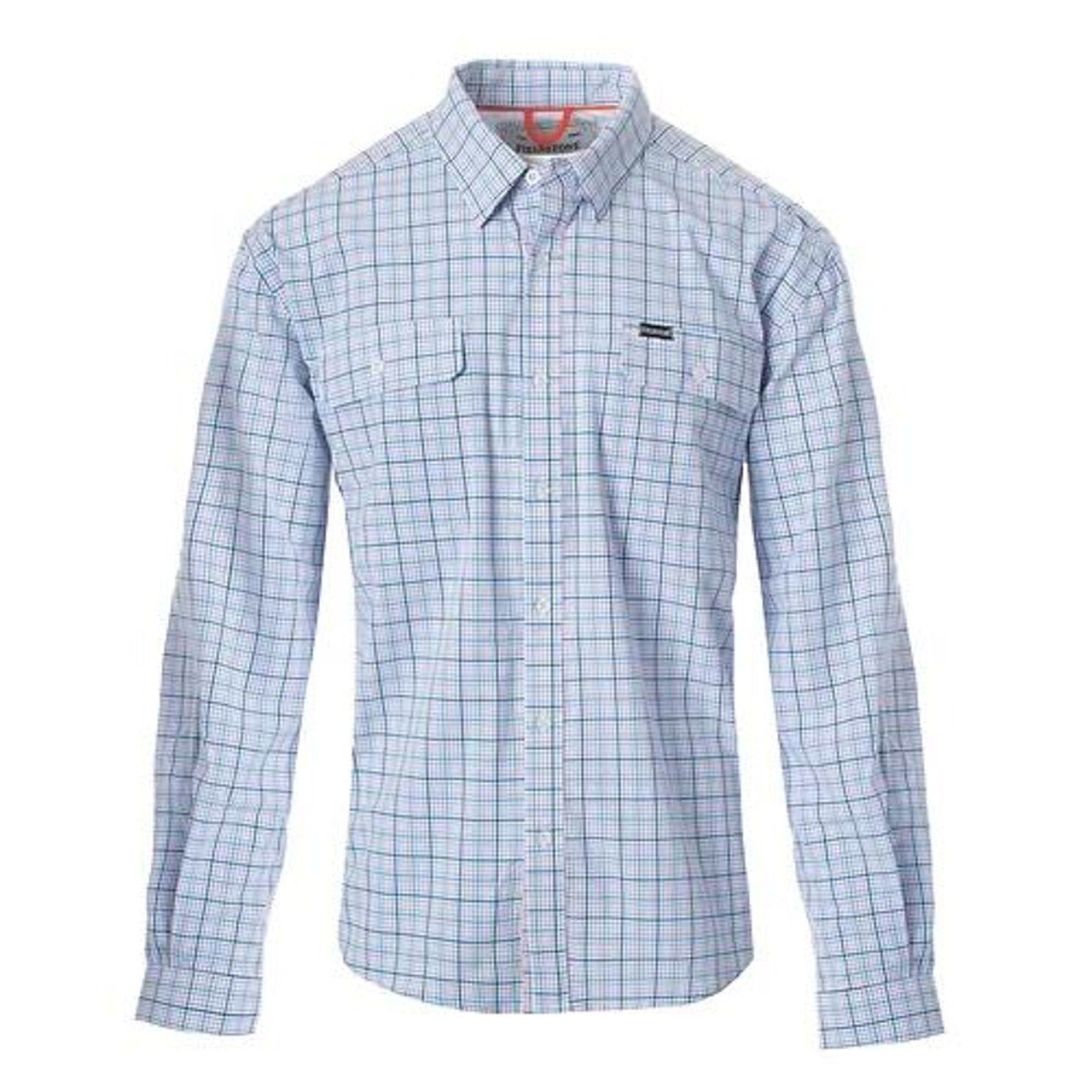 Fieldstone Sportsman Long Sleeve Button Down- Pink/Blue