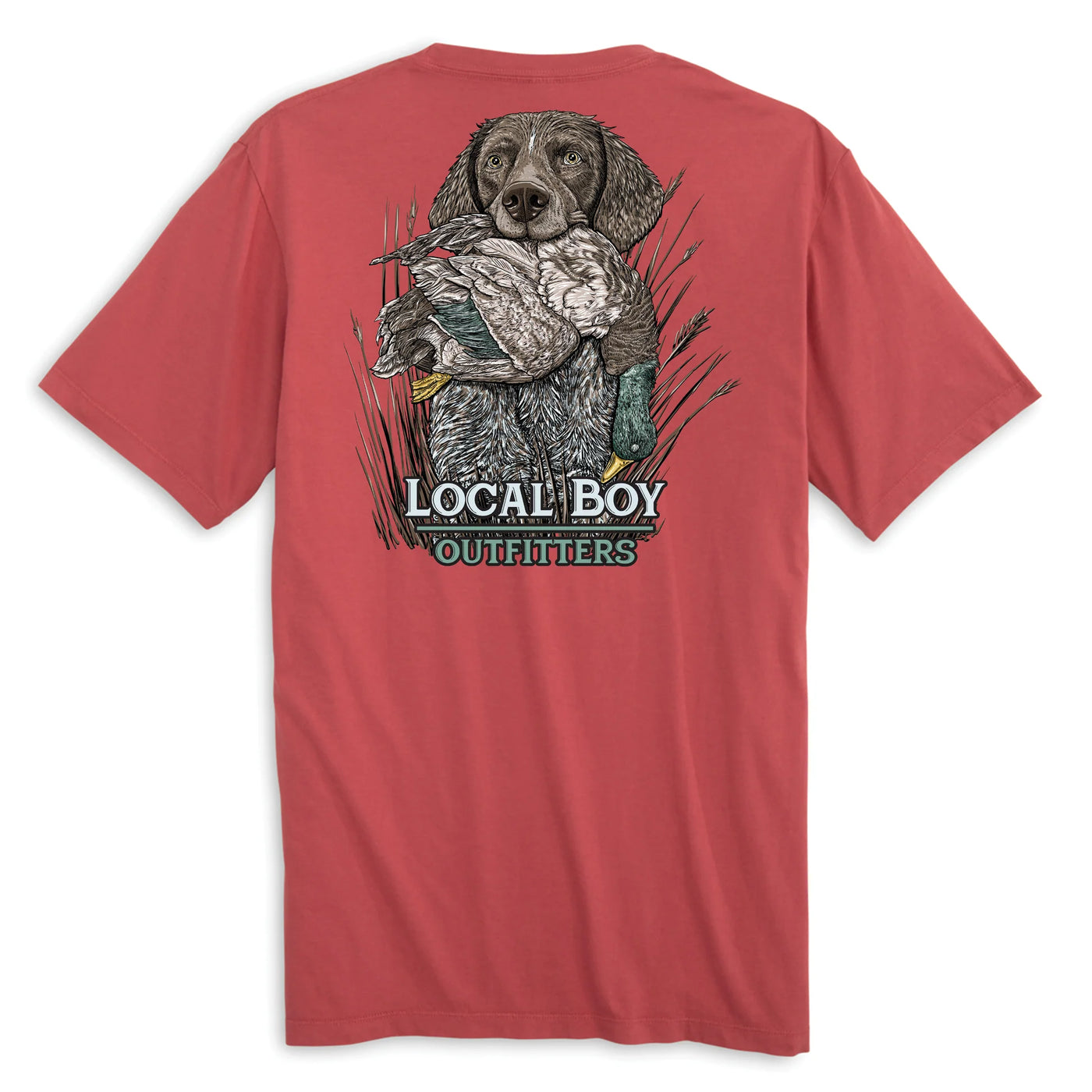 Local Boy GSP Retrieve Tee in Brick