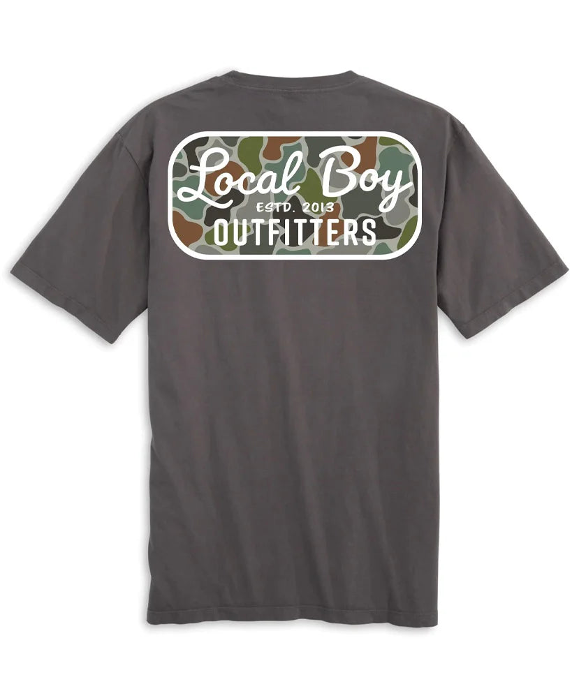 Local Boy Retro Patch FC Tee in Gray