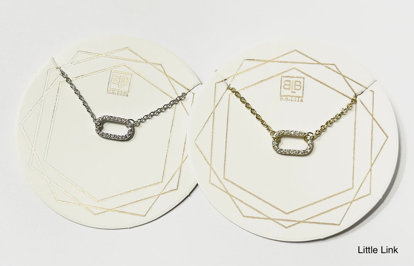 B.B. Lila Little Link Necklace