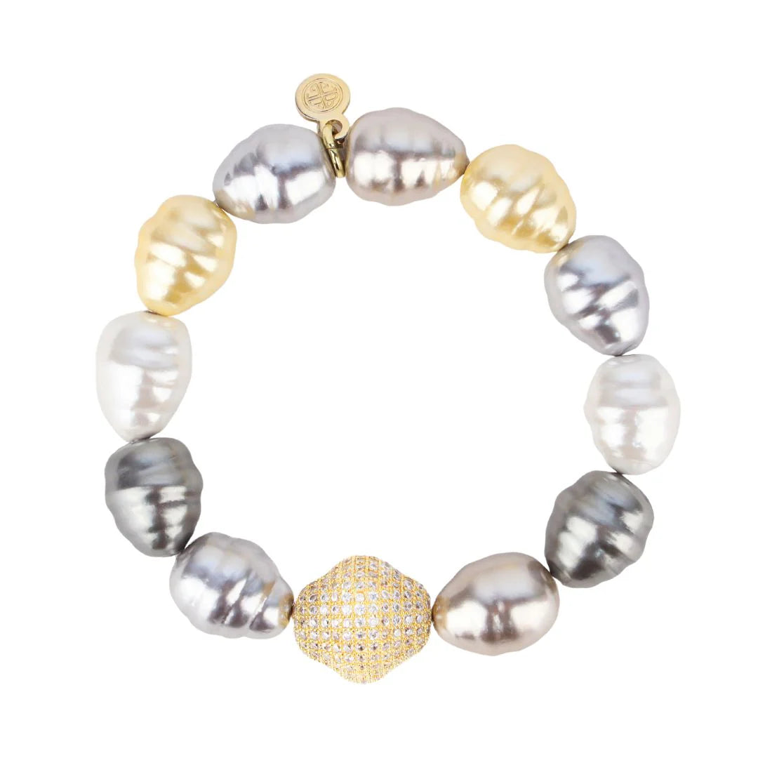 BuDhaGirl Isabel Pearl Bracelet - Multi