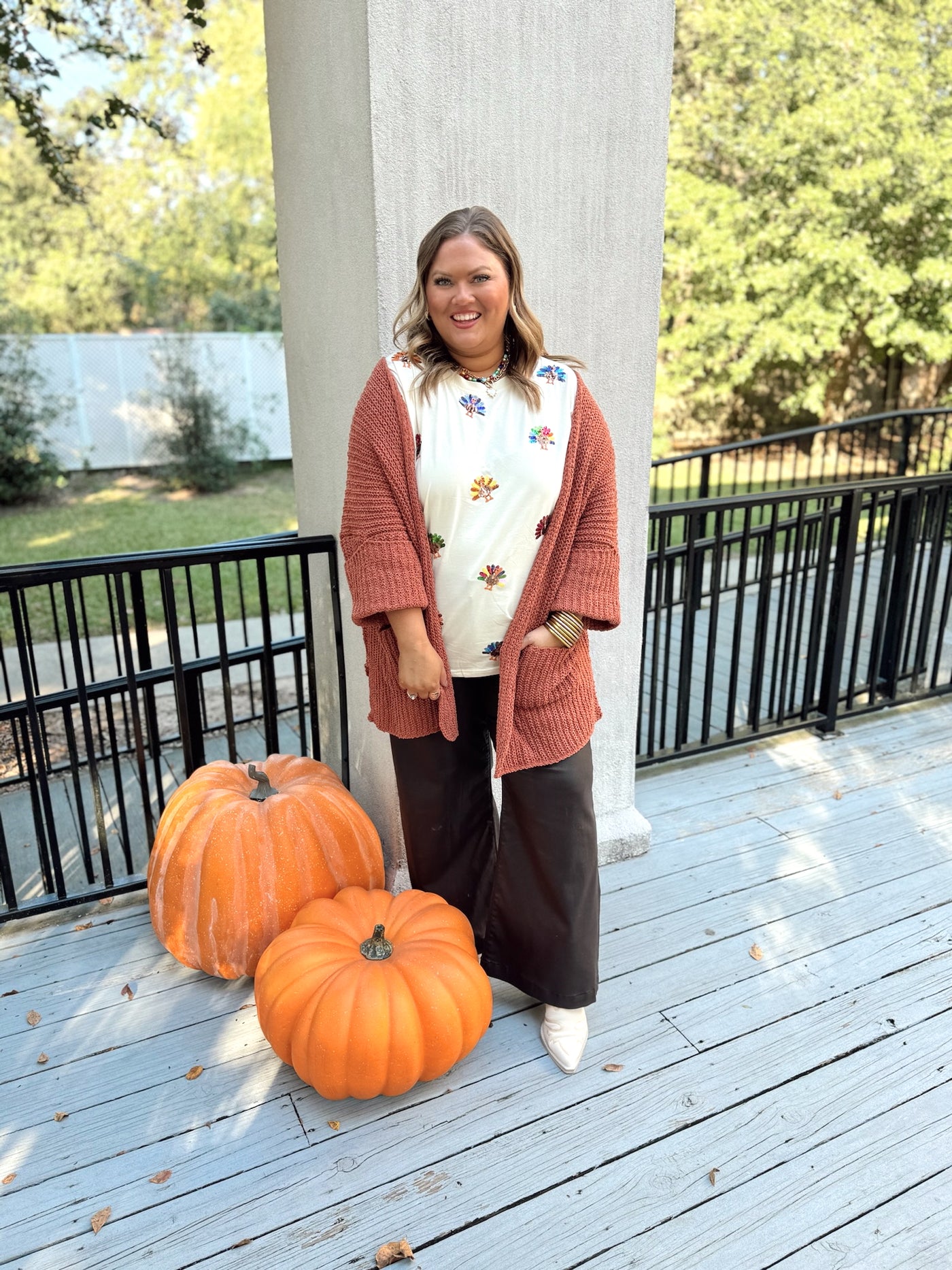 Brick Knit Pocket Sweater Cardigan