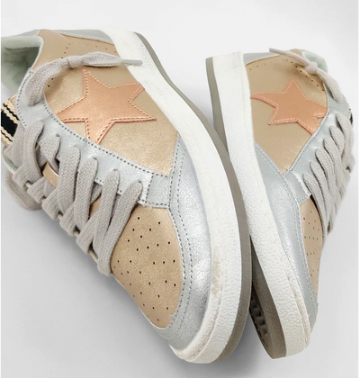 ShuShop Paz Metallic Rose Gold Sneaker