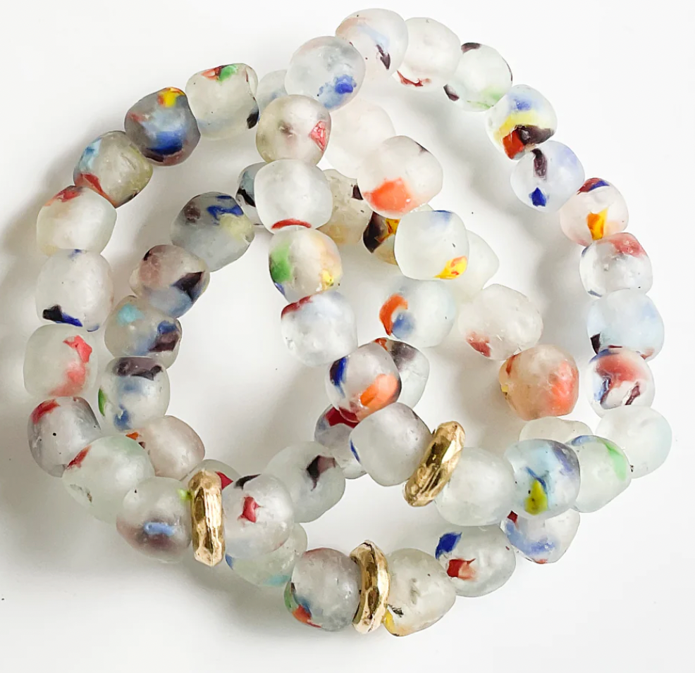 Virtue Jewelry Glass Washer Bracelet - Multi