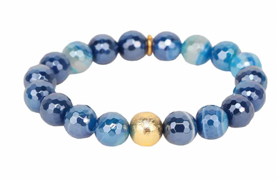 BuDhaGirl Mélange Beaded Bracelet - Sapphire