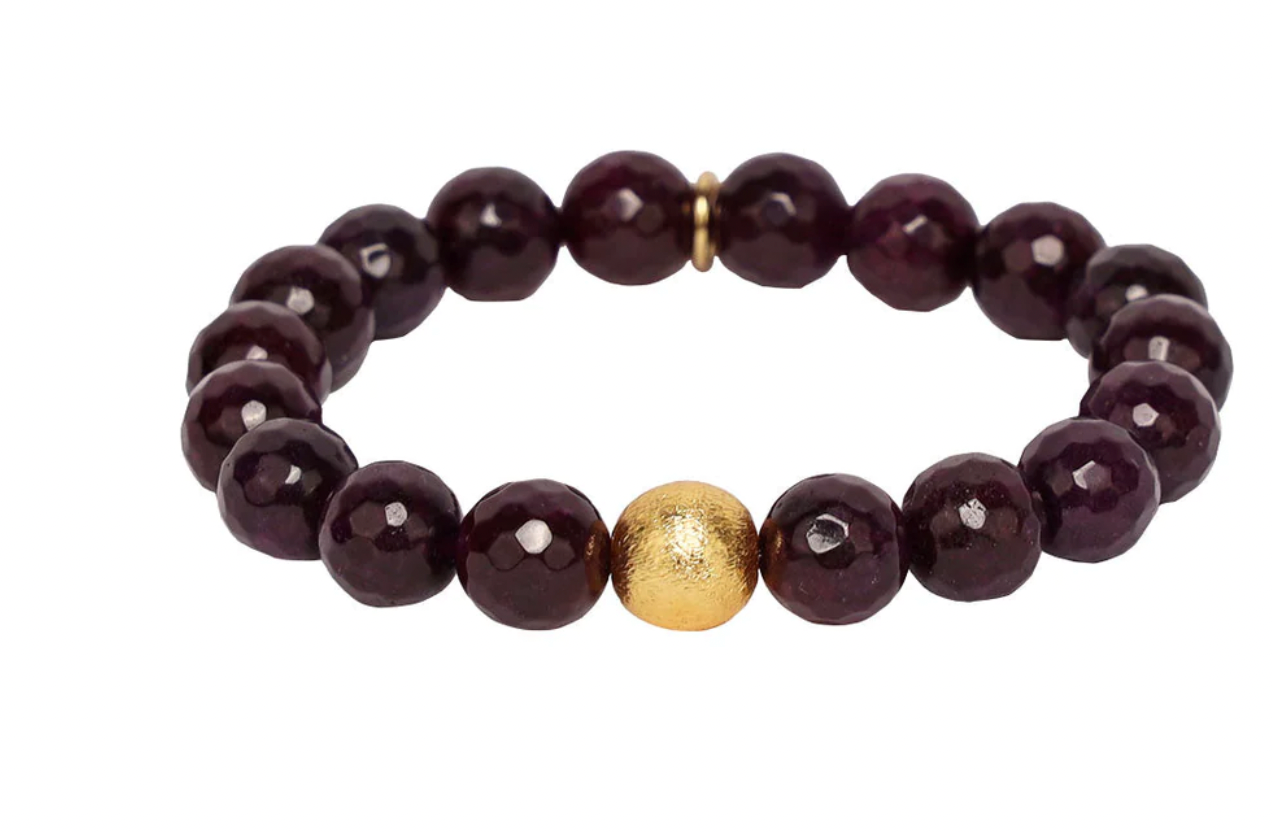 BuDhaGirl Bianca Bracelet - Garnet