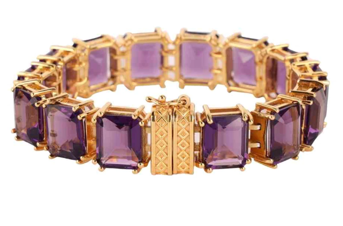 BuDhaGirl Dahlia Bracelet - Amethyst