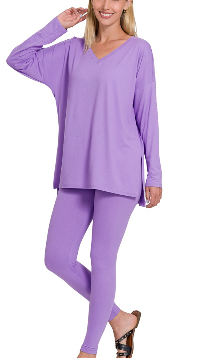 Ultra Soft Long Sleeve Tee and Legging Set