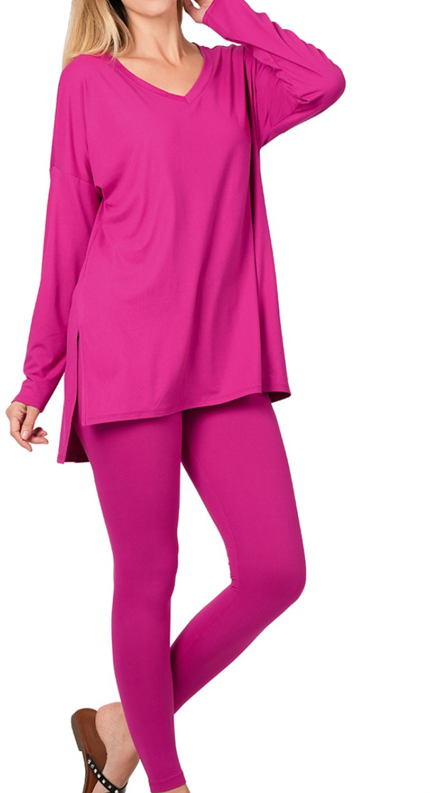 Ultra Soft Long Sleeve Tee and Legging Set