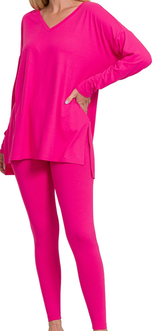 Ultra Soft Long Sleeve Tee and Legging Set