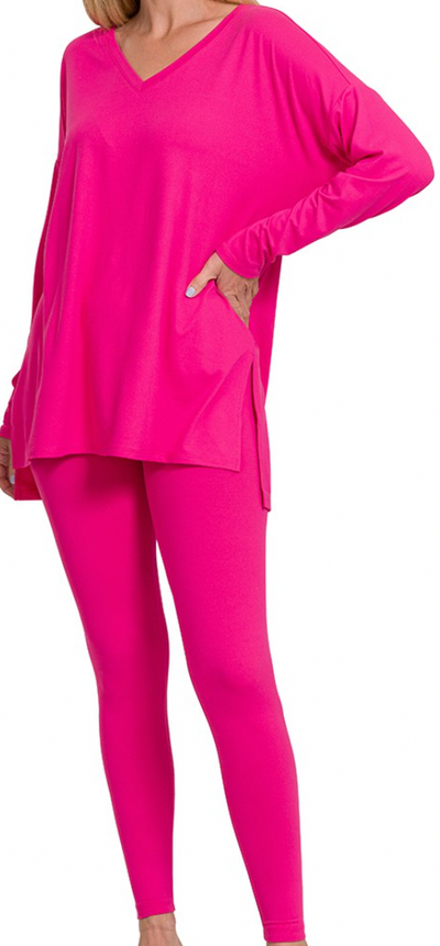 Ultra Soft Long Sleeve Tee and Legging Set