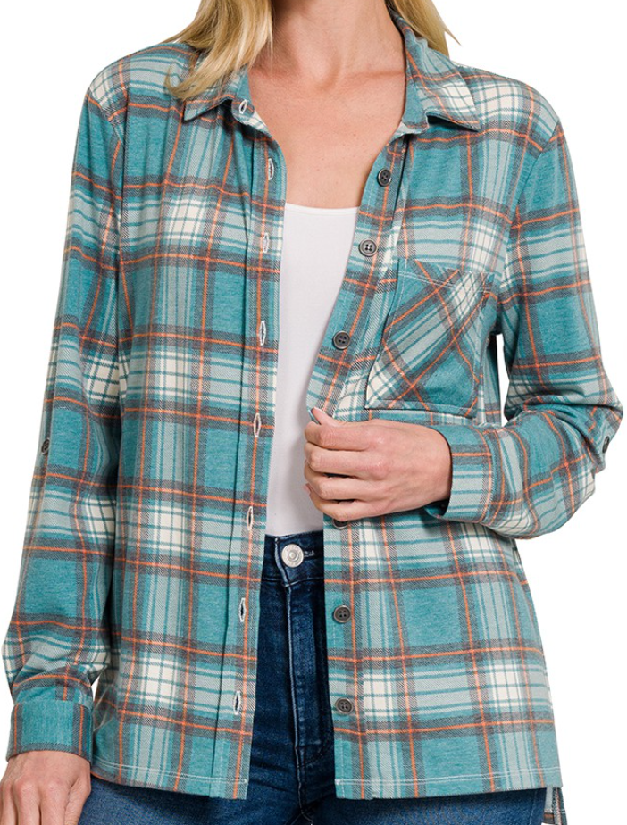 Plaid Lightweight Shacket