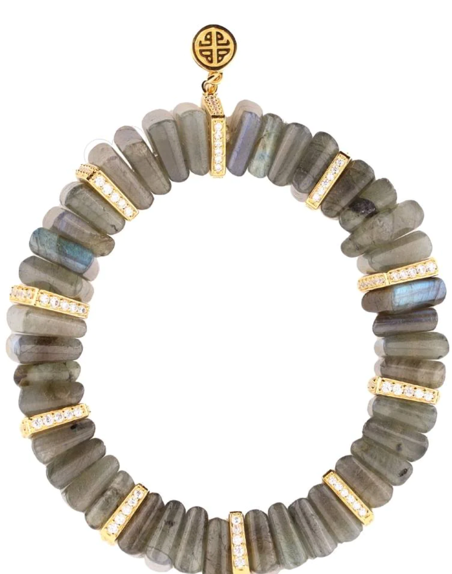 BuDhaGirl Tablet Bracelet - Labradorite