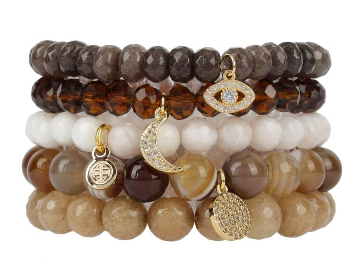 BuDhaGirl Chamonix 5 Bracelet Set - Coco