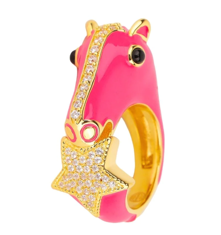 BuDhaGirl Stallion Ring-Pink