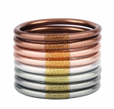 BuDhaGirl Fawn Moon All Weather Bangles (AWB) - Set of 8