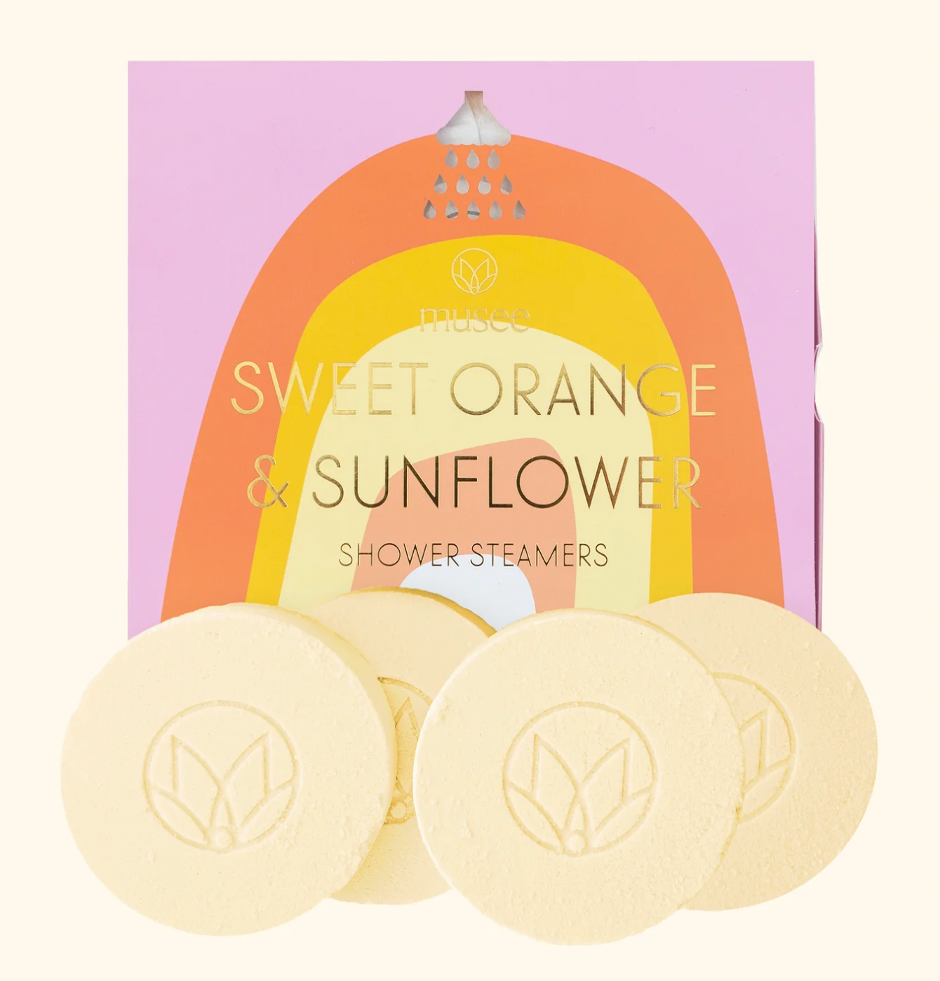 Musee Sweet Orange & Sunflower Shower Steamers