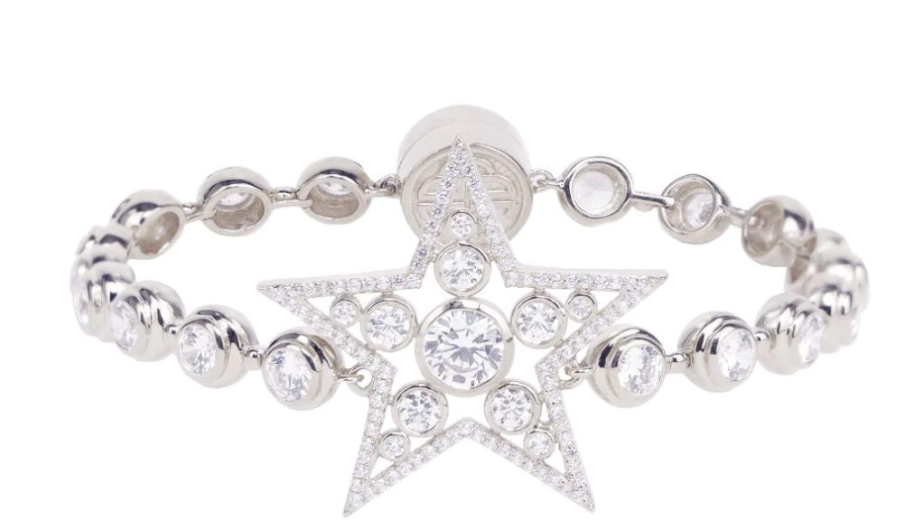 BuDhaGirl Star Bracelet - Silver/White